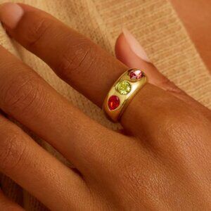 Gorjana Gold Nova Ring in Citrus Mix
